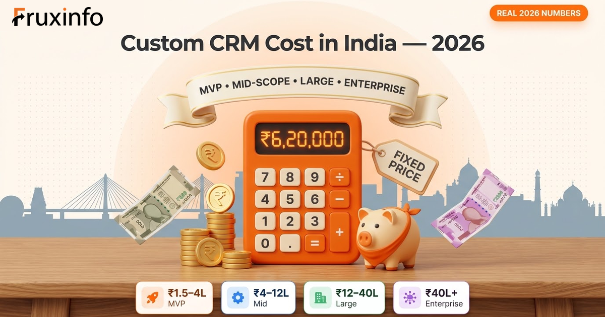 Custom CRM Development Cost in India: A Straight 2026 Guide