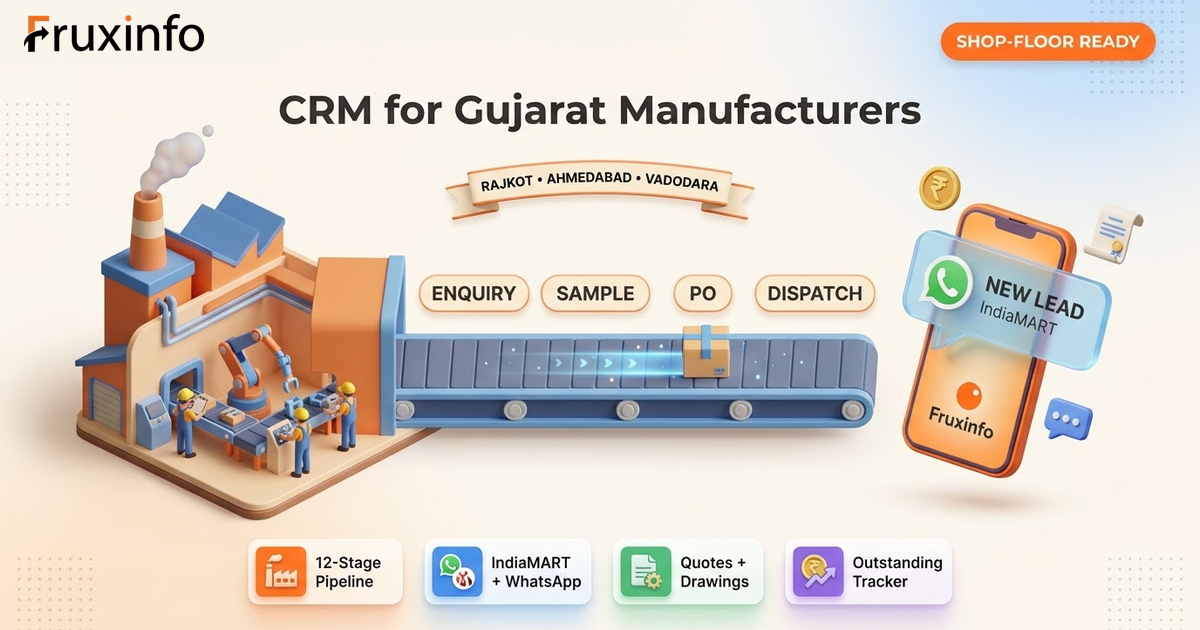 Best CRM for Manufacturing Businesses in Gujarat: What Actually Works